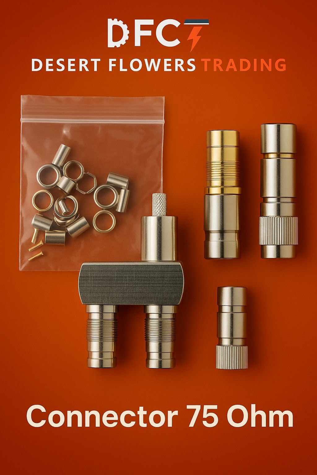 RF Coaxial Connector 75 Ohm Renhotec 75Ω Series